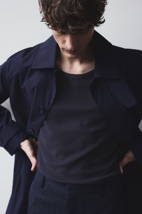 HM Geripptes Tanktop In Slim Fit