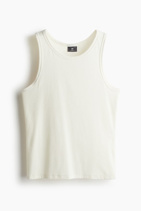 HM Geripptes Tanktop In Slim Fit
