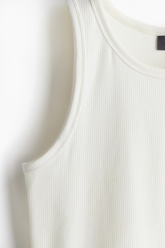 HM Geripptes Tanktop In Slim Fit