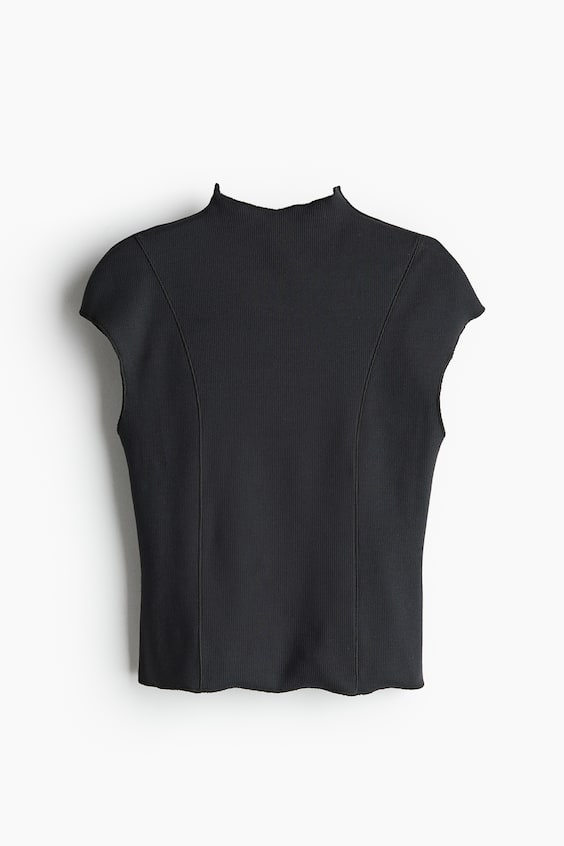 HM Geripptes Top Mit Turtleneck