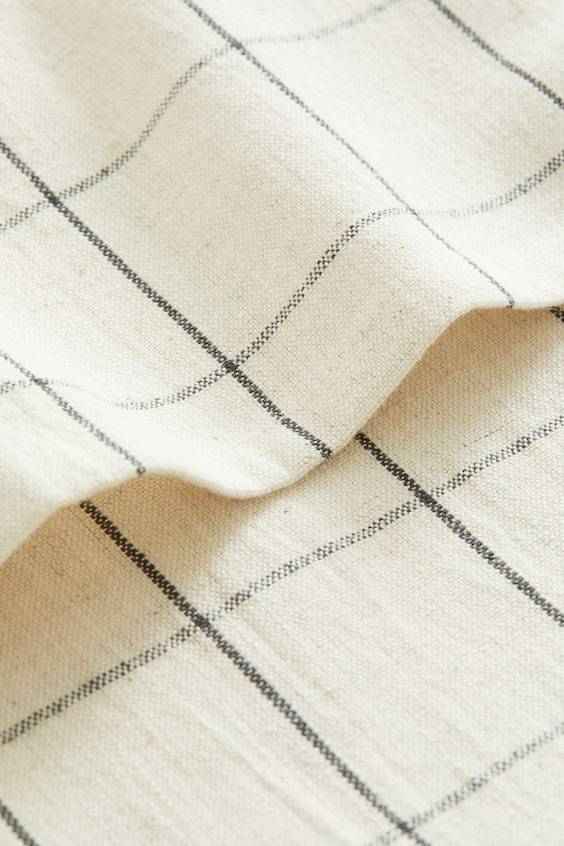 HM Gestreifte Baumwolltischdecke