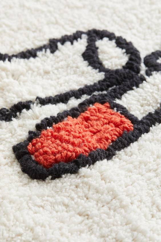 HM Getuftete Badematte Aus Baumwolle Mit Motiven