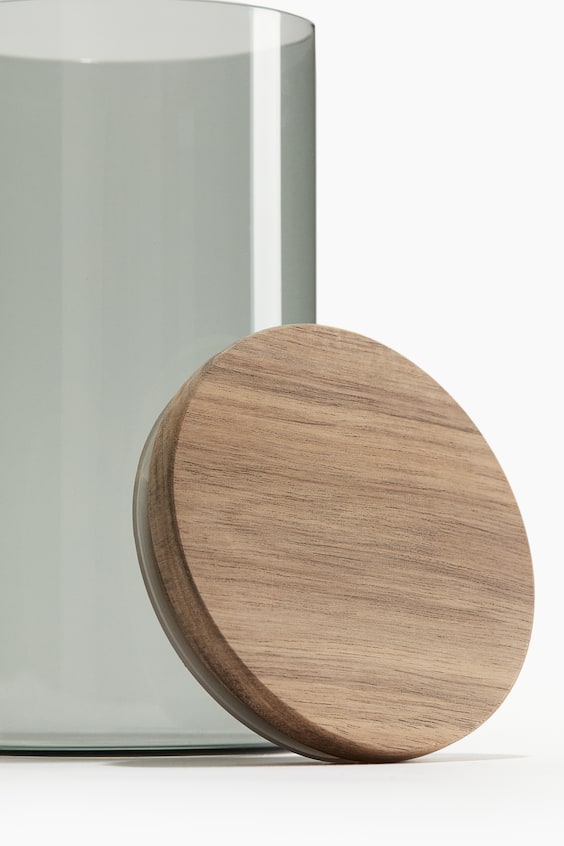 HM Glass Jar With Lid