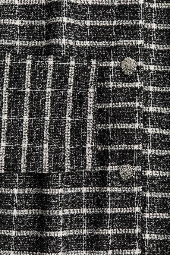 HM Glitzernder Jersey-Cardigan Mit Struktur