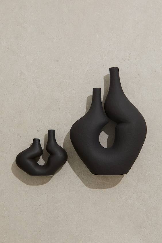 HM Große Vase Aus Steingut