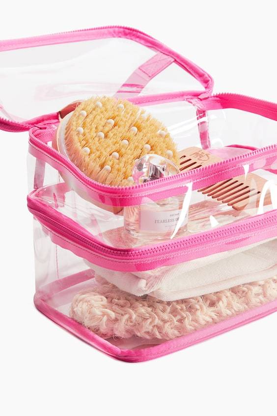 HM Große zweistöckige Kulturtasche