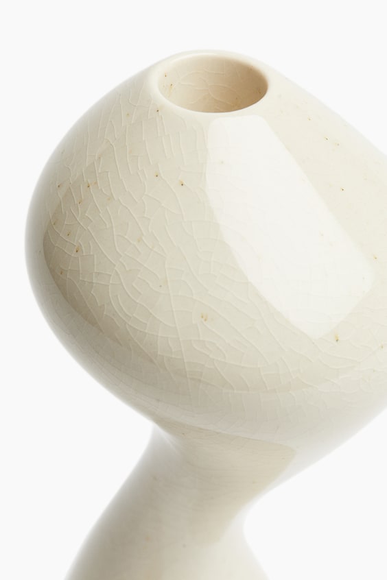 HM Großer Kerzenständer Aus Steingut