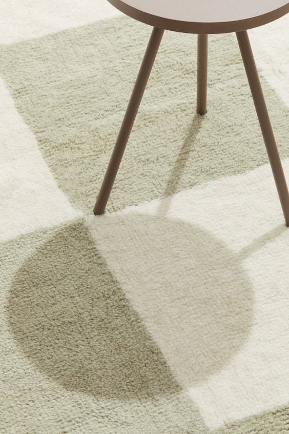 HM Großer Teppich Aus Wollmix