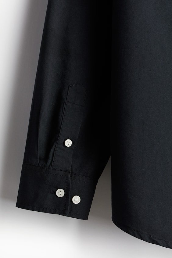 HM Hemd Aus Modalmischung In Regular Fit