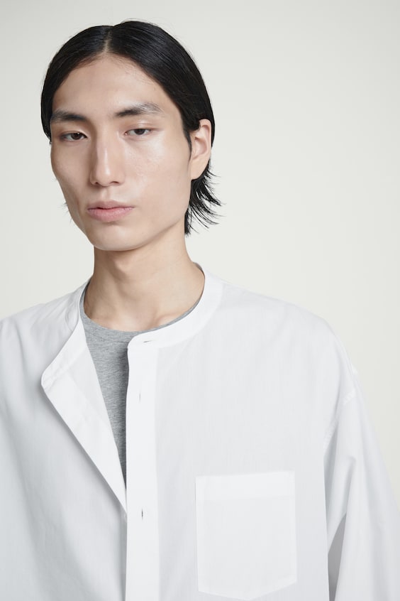 HM HEMD MIT OVERSIZED-PASSFORM