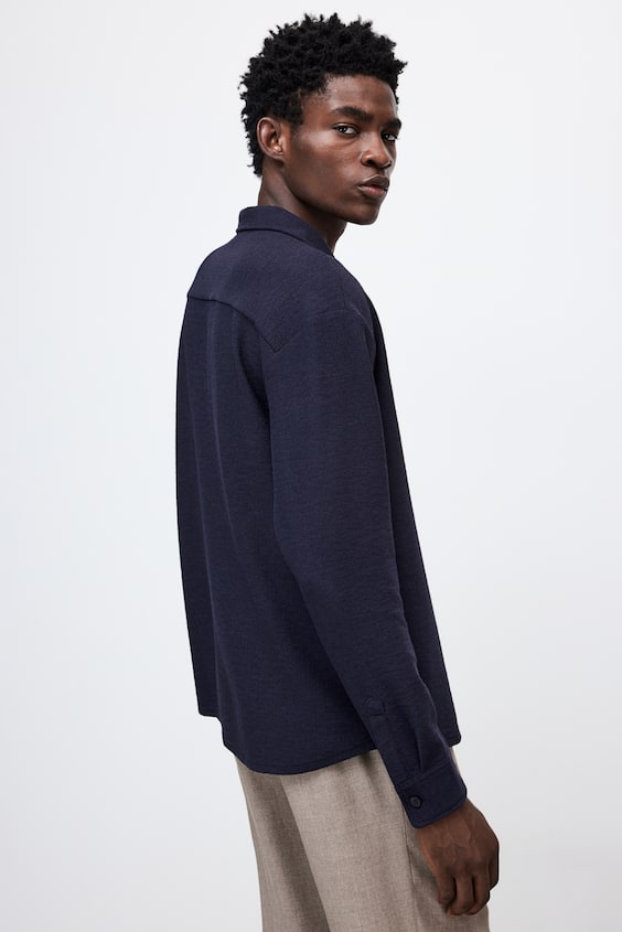 HM Hemd Mit Struktur In Loose Fit