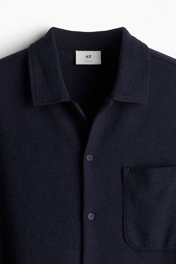 HM Hemd Mit Struktur In Loose Fit