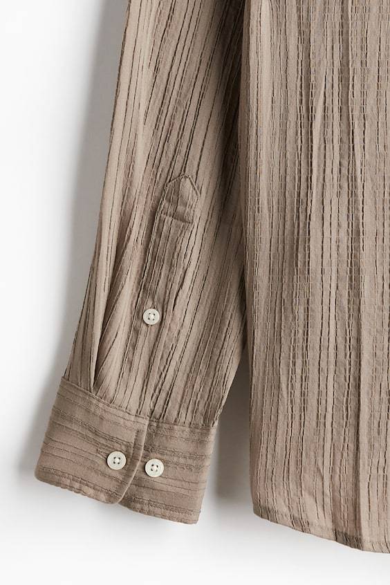 HM Hemd Mit Struktur In Regular Fit