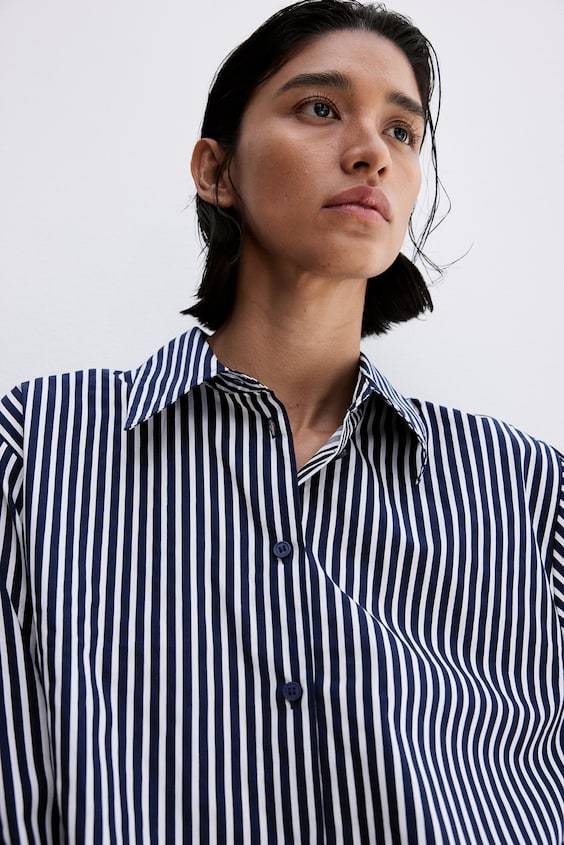 HM Hemdbluse aus Popeline