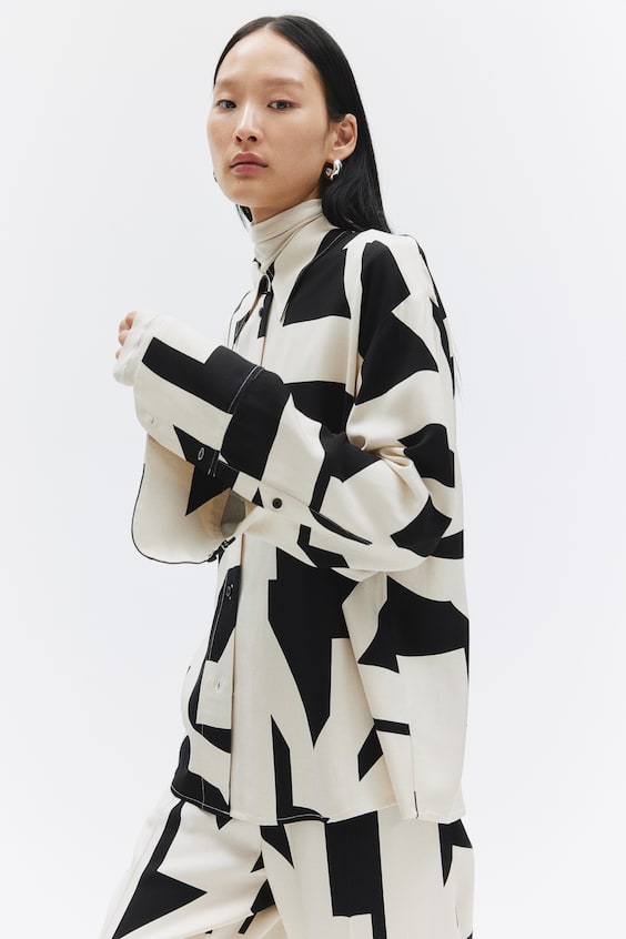 HM Hemdbluse In Loose Fit