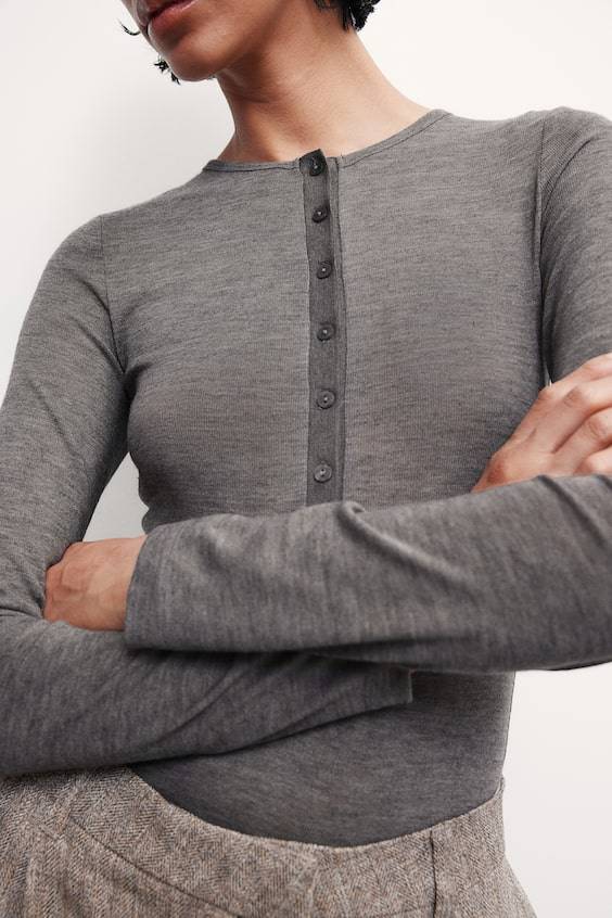 HM Henleyshirt in Feinstrick