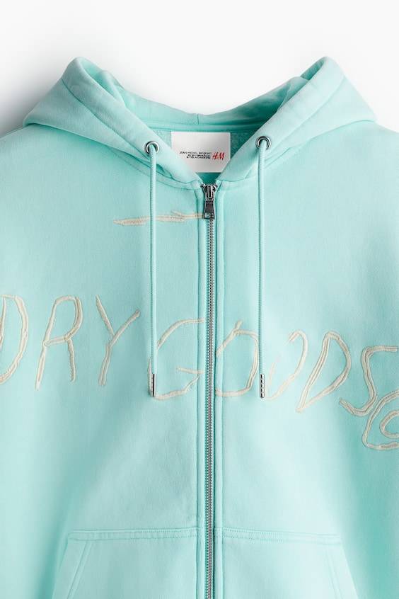 HM Hoodiejacke Aus Baumwolle In Oversized Fit