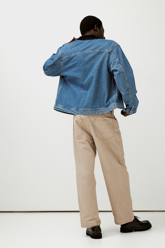 HM Hose Aus Canvas Im Baggy Style