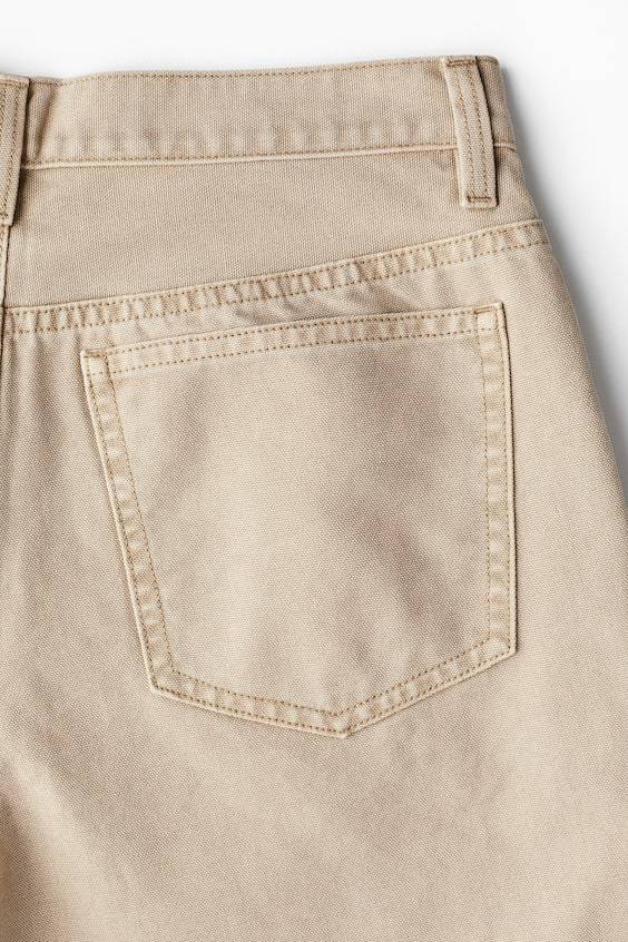 HM Hose Aus Canvas Im Baggy Style