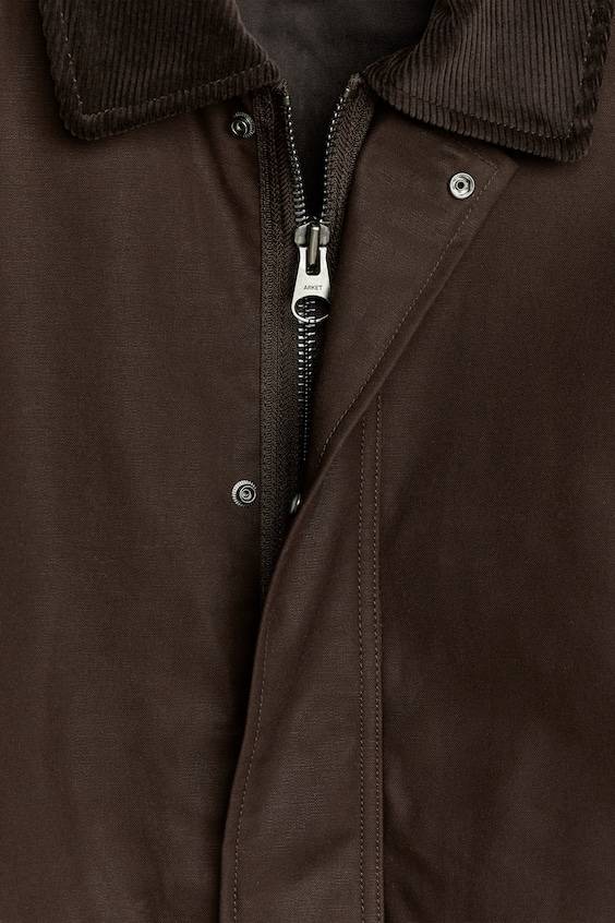 HM Jacke Aus Gewachster Baumwolle