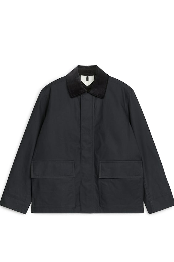 HM Jacke Aus Gewachster Baumwolle