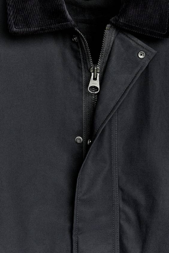 HM Jacke Aus Gewachster Baumwolle