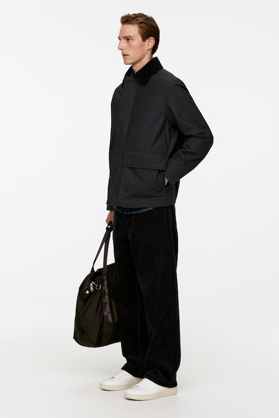 HM Jacke Aus Gewachster Baumwolle