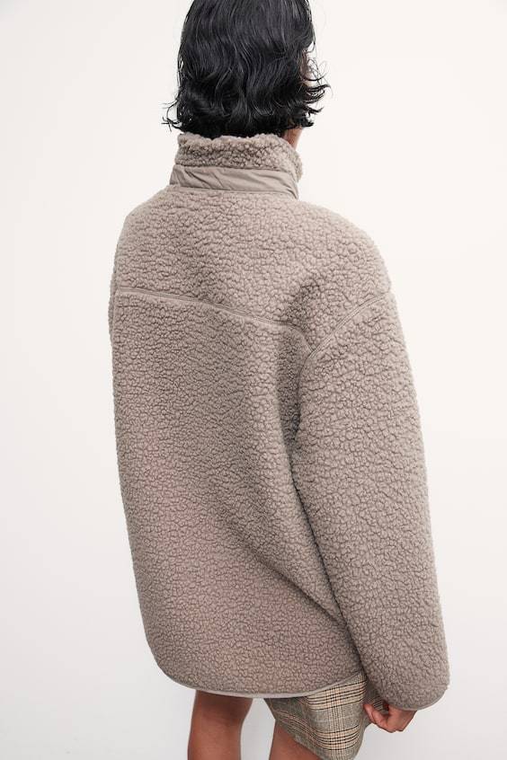 HM Jacke Aus Teddyfleece