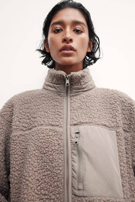 HM Jacke aus Teddyfleece