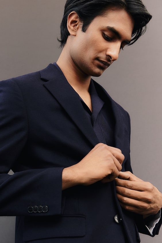 HM Jackett Aus Wollmischung In Regular Fit