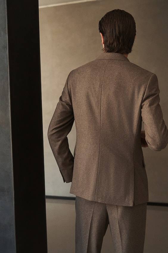 HM Jackett Aus Wollmix In Regular Fit