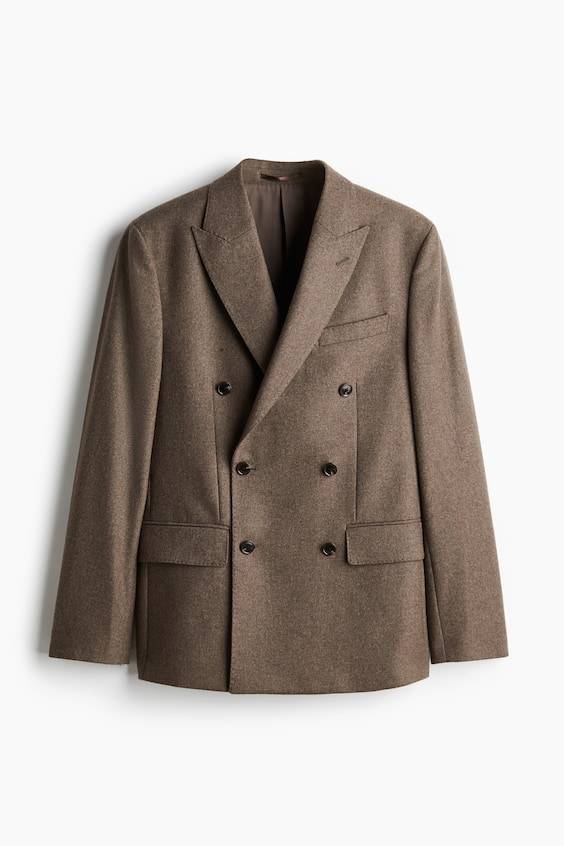 HM Jackett Aus Wollmix In Regular Fit