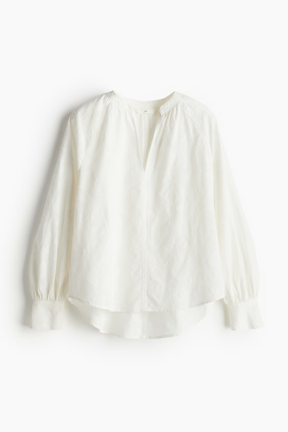 HM Jacquard-weave Blouse