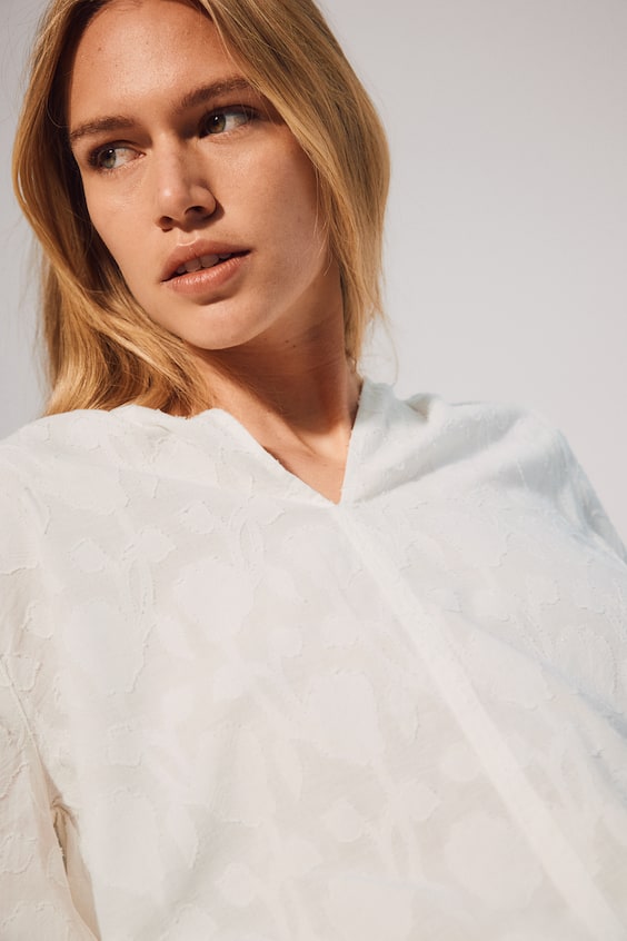 HM Jacquard-weave Blouse