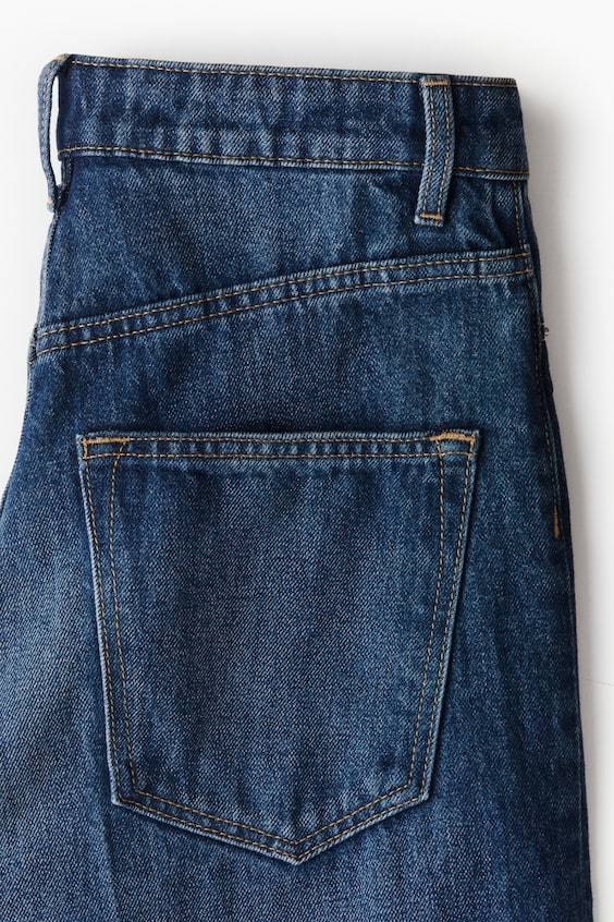 HM Jeans Mit Bügelfalten