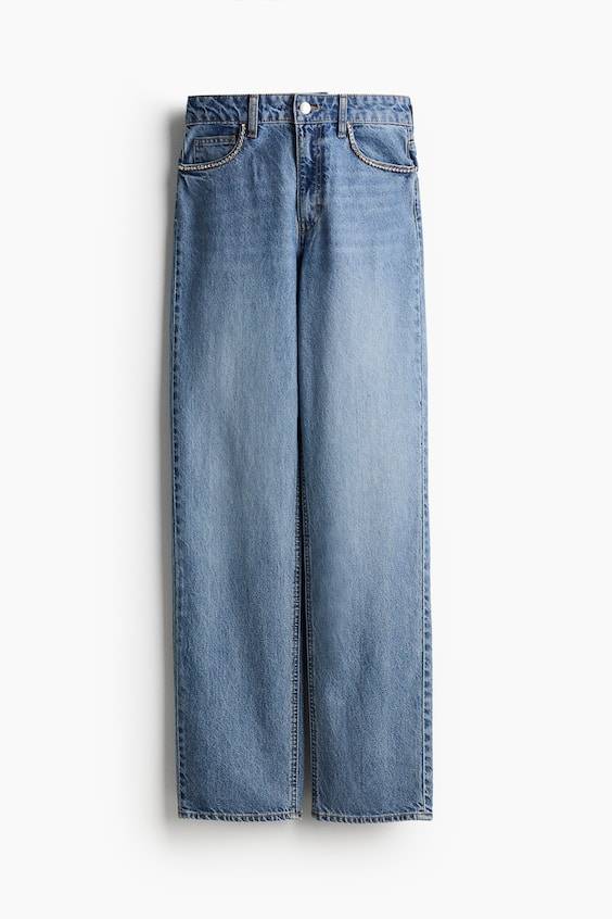 HM Jeans Mit Strass