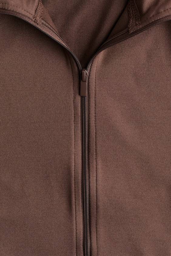 HM Jersey-Cardigan Mit Reißverschluss