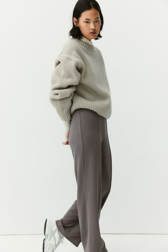 HM Jerseyhose Mit Beinfalten Vorn