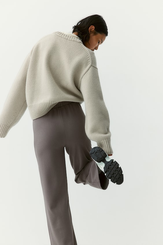 HM Jerseyhose Mit Beinfalten Vorn