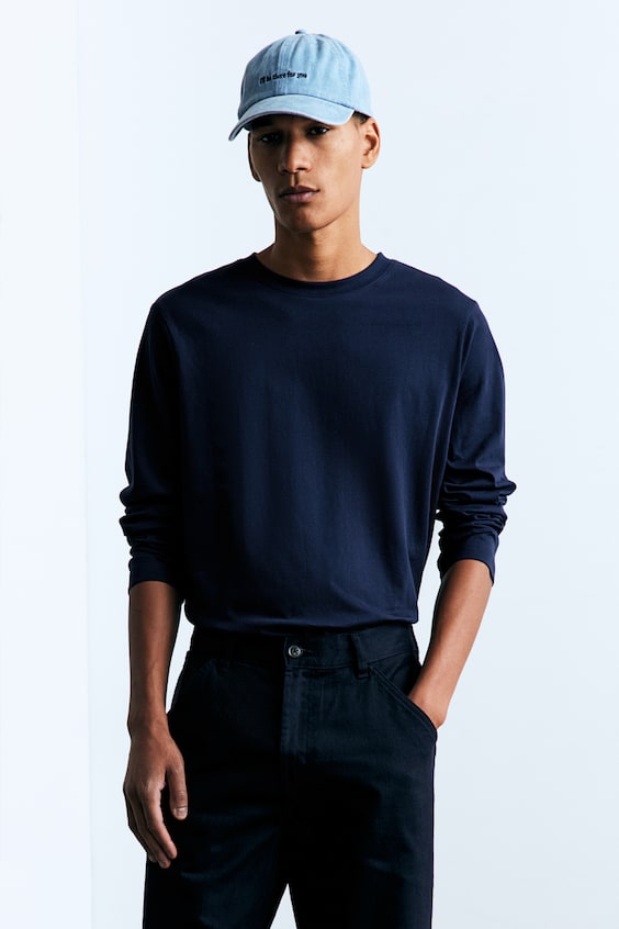 HM Jerseyshirt In Regular Fit