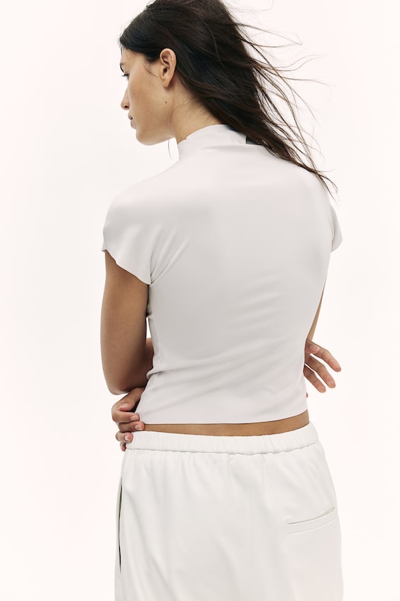 HM Jerseyshirt Mit Turtleneck