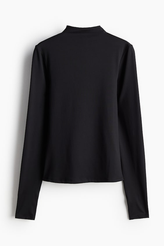 HM Jerseyshirt Mit Turtleneck
