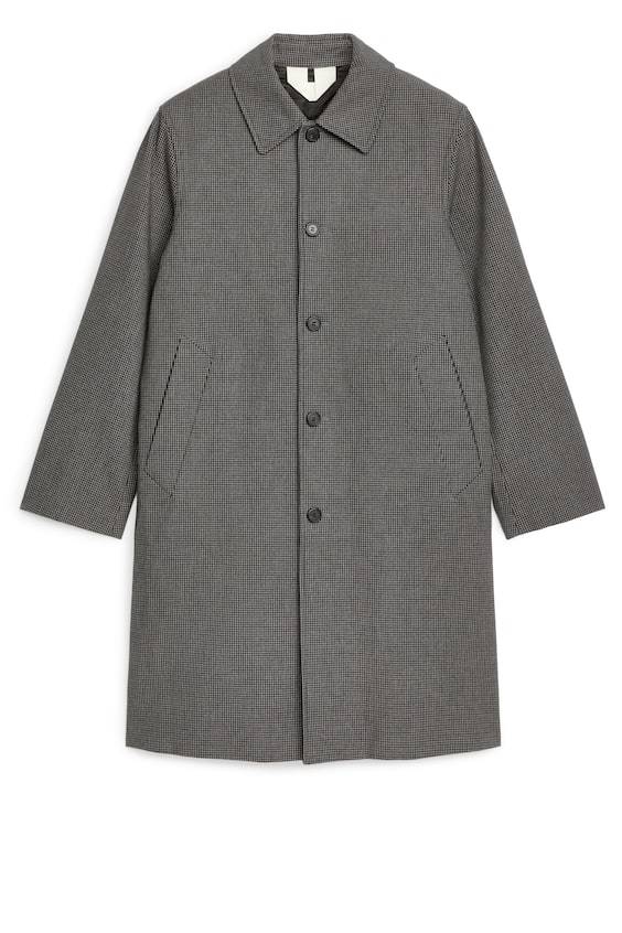 HM Karierter Car Coat