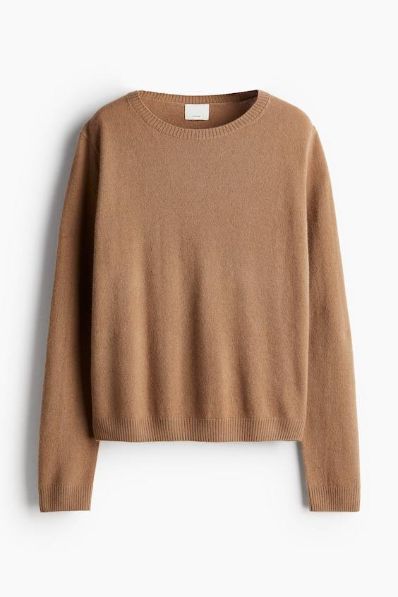 HM Kaschmirpullover In Feinstrick