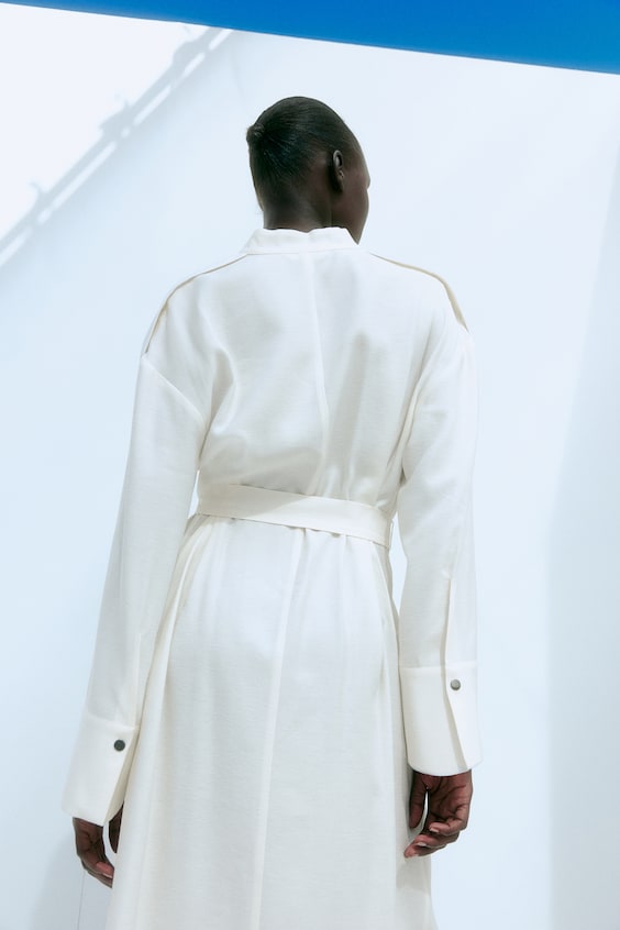 HM Kleid Mit Bindegürtel