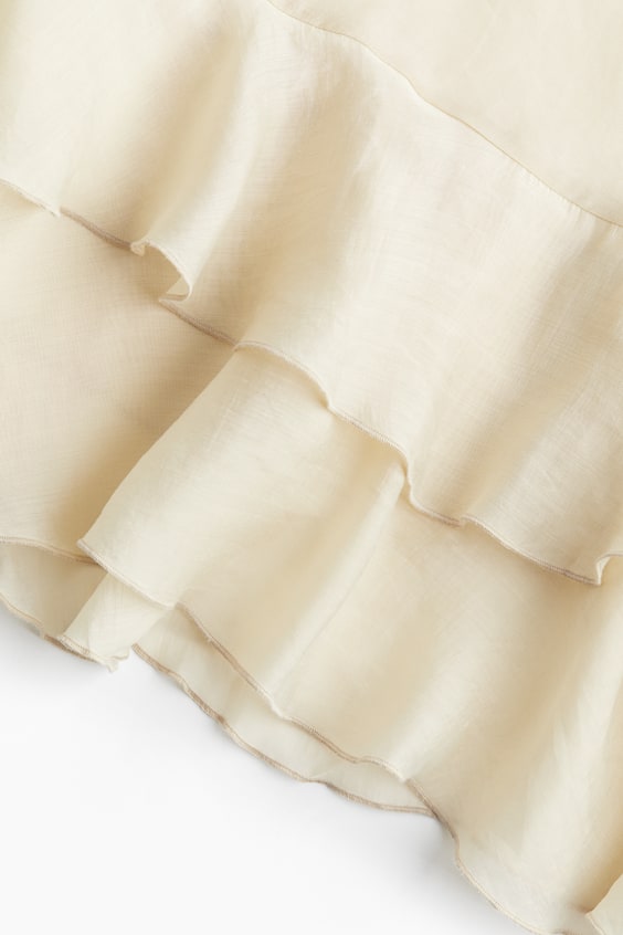 HM Kleid Mit Volants Und Bindeschleife