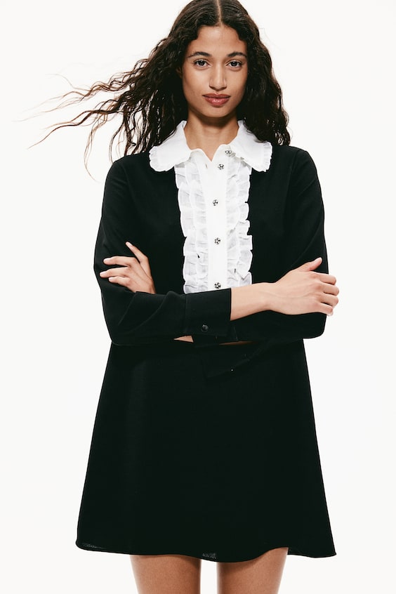 HM Kleid mit Volants