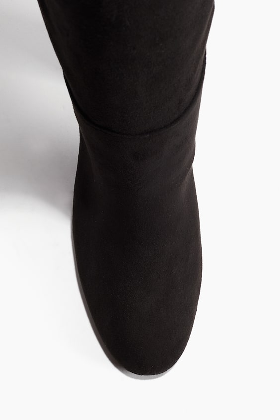 HM Kniehohe Stiefel Mit Absatz