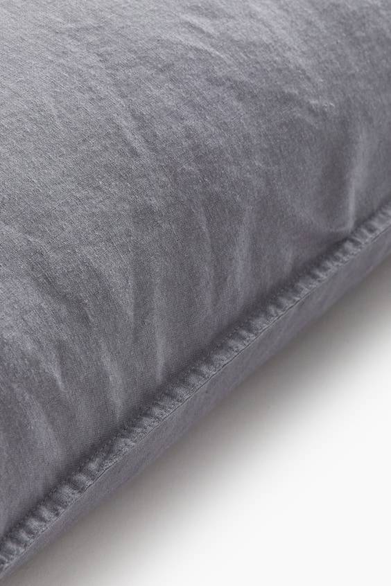 HM Kopfkissenbezug aus gewaschenem Leinenmix