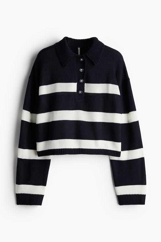 HM Kurzer Polopullover